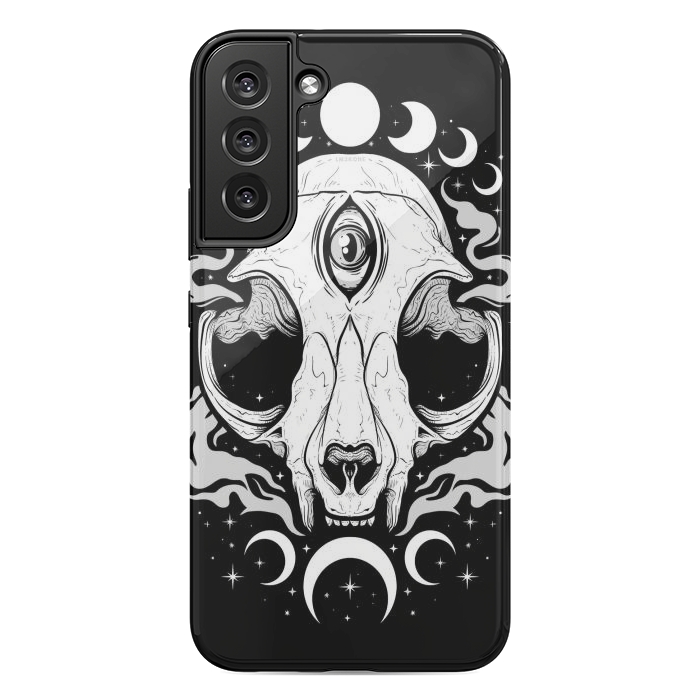 Galaxy S22 plus StrongFit Occult Moon Cat by LM2Kone