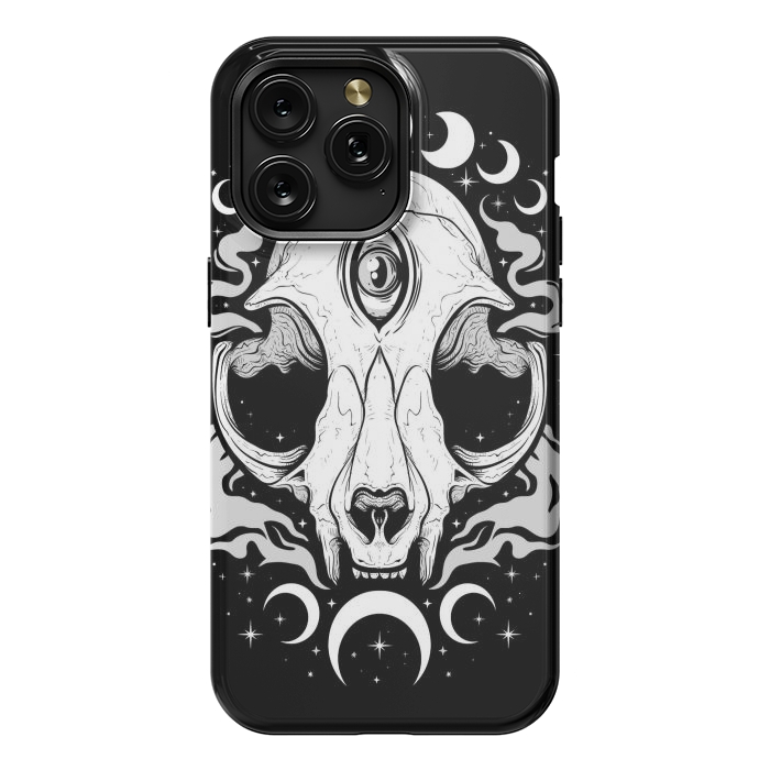 iPhone 15 Pro Max StrongFit Occult Moon Cat by LM2Kone