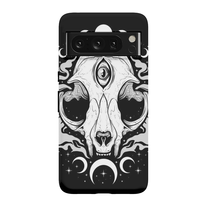 Pixel 8 Pro StrongFit Occult Moon Cat by LM2Kone