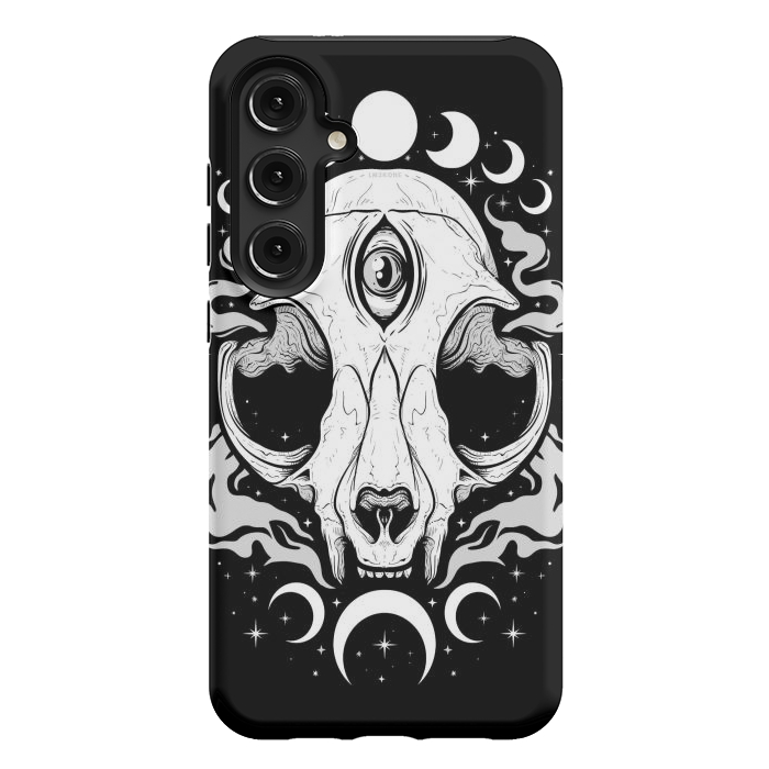 Galaxy S24 Plus StrongFit Occult Moon Cat by LM2Kone