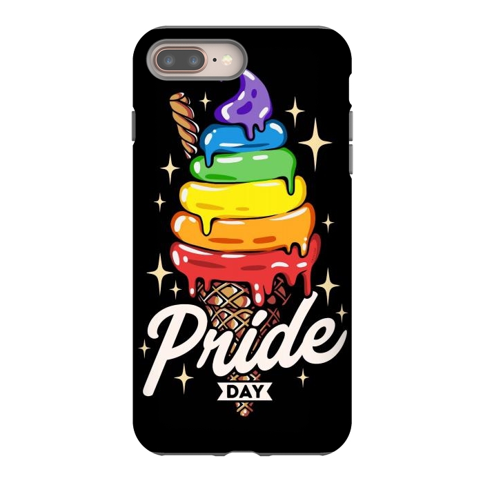 iPhone 7 plus StrongFit Rainbow Pride Ice Cream by LM2Kone