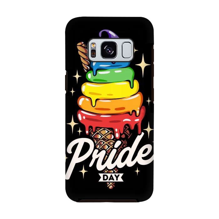 Galaxy S8 StrongFit Rainbow Pride Ice Cream by LM2Kone