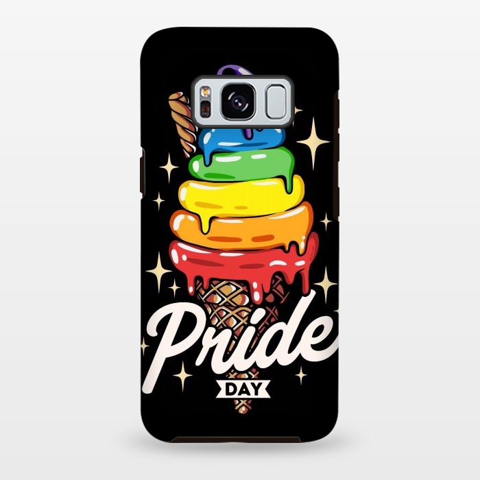 Galaxy S8 plus StrongFit Rainbow Pride Ice Cream by LM2Kone