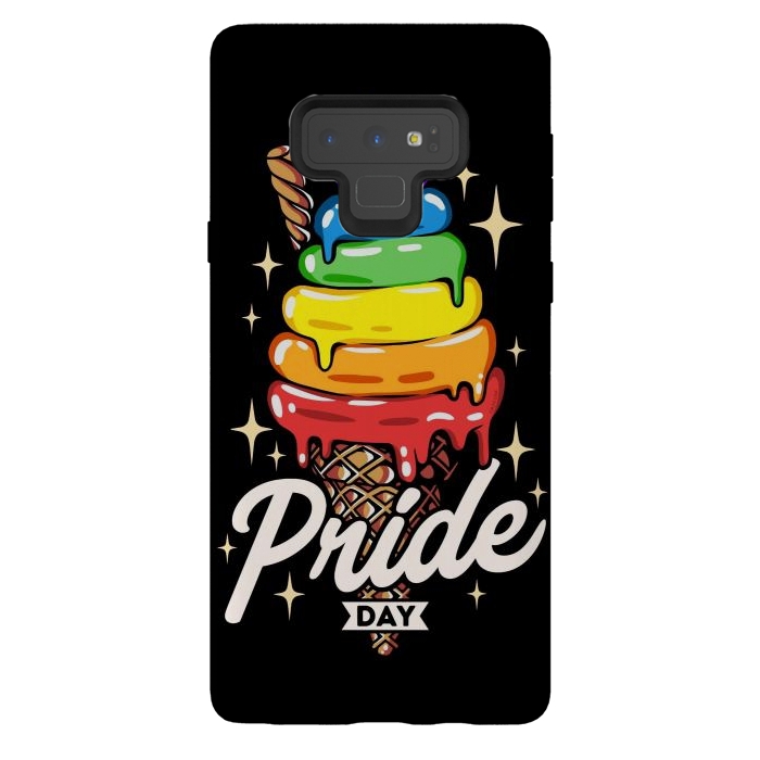 Galaxy Note 9 StrongFit Rainbow Pride Ice Cream by LM2Kone