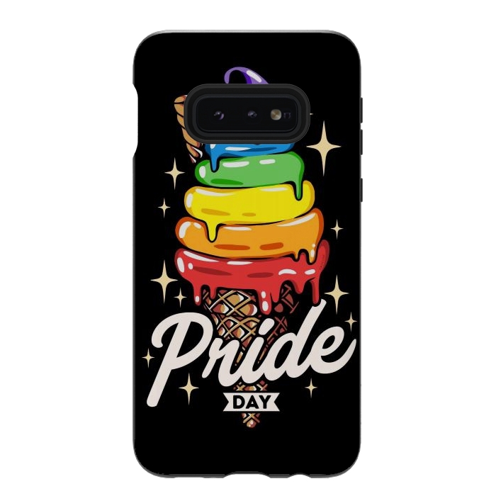 Galaxy S10e StrongFit Rainbow Pride Ice Cream by LM2Kone