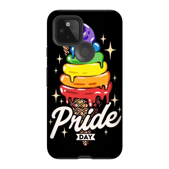 Pixel 5 StrongFit Rainbow Pride Ice Cream by LM2Kone