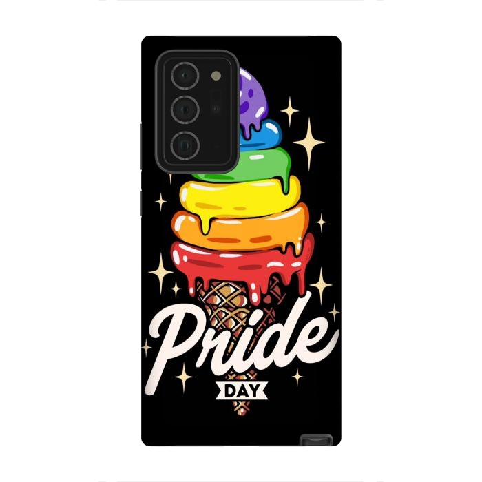 Galaxy Note 20 Ultra StrongFit Rainbow Pride Ice Cream by LM2Kone