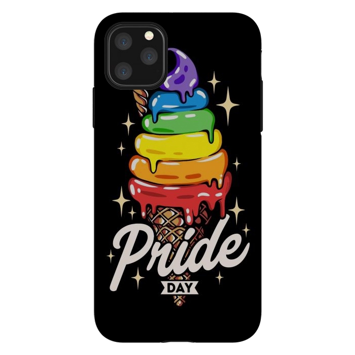 iPhone 11 Pro Max StrongFit Rainbow Pride Ice Cream by LM2Kone