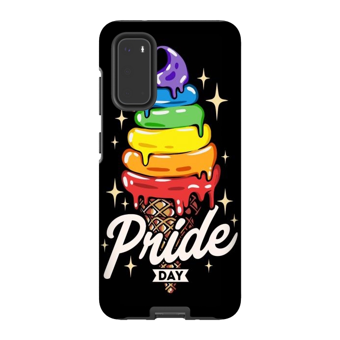 Galaxy S20 StrongFit Rainbow Pride Ice Cream by LM2Kone