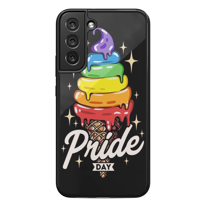 Galaxy S22 plus StrongFit Rainbow Pride Ice Cream by LM2Kone
