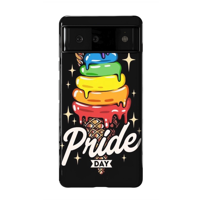 Pixel 6 StrongFit Rainbow Pride Ice Cream by LM2Kone