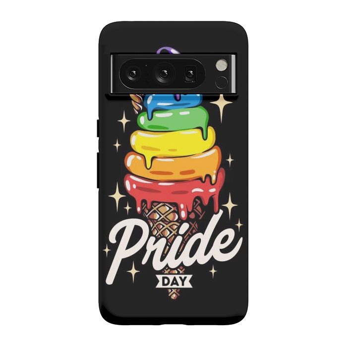 Pixel 8 Pro StrongFit Rainbow Pride Ice Cream by LM2Kone