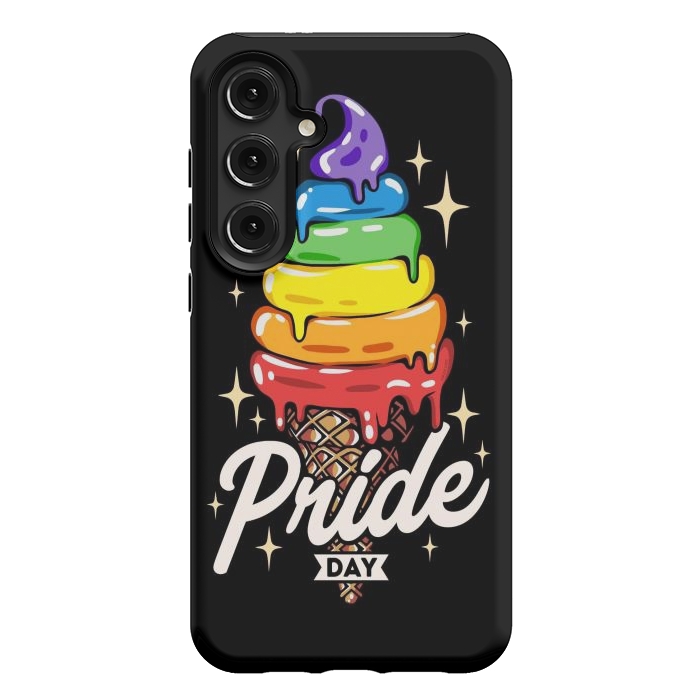 Galaxy S24 Plus StrongFit Rainbow Pride Ice Cream by LM2Kone
