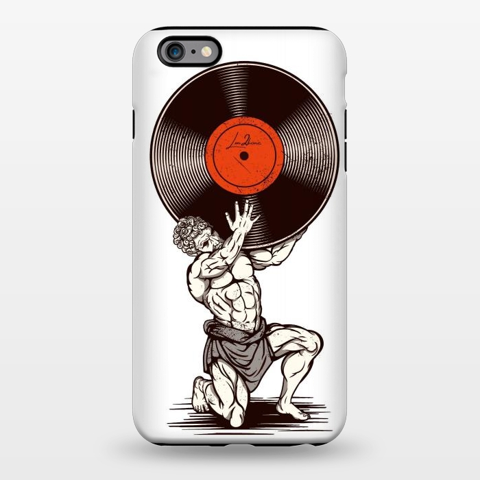 iPhone 6/6s plus StrongFit Vinyl Atlas by LM2Kone