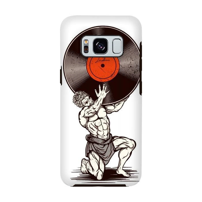 Galaxy S8 StrongFit Vinyl Atlas by LM2Kone