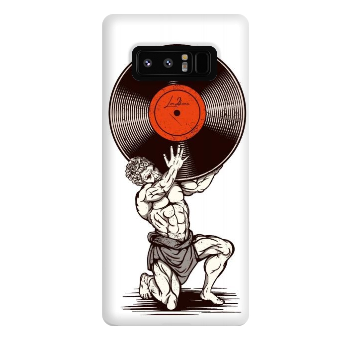 Galaxy Note 8 StrongFit Vinyl Atlas by LM2Kone