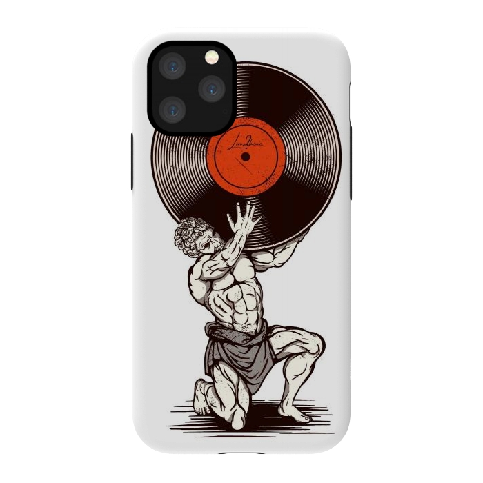 iPhone 11 Pro StrongFit Vinyl Atlas by LM2Kone