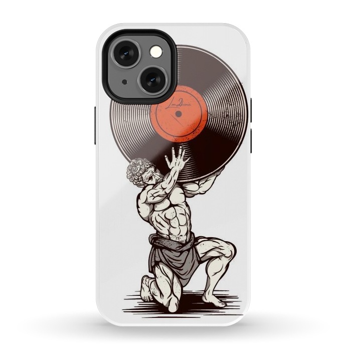 iPhone 12 mini StrongFit Vinyl Atlas by LM2Kone