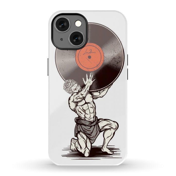 iPhone 13 StrongFit Vinyl Atlas by LM2Kone