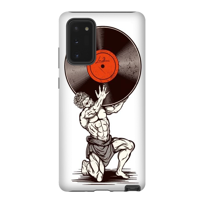 Galaxy Note 20 StrongFit Vinyl Atlas by LM2Kone