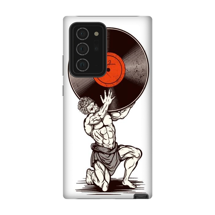 Galaxy Note 20 Ultra StrongFit Vinyl Atlas by LM2Kone