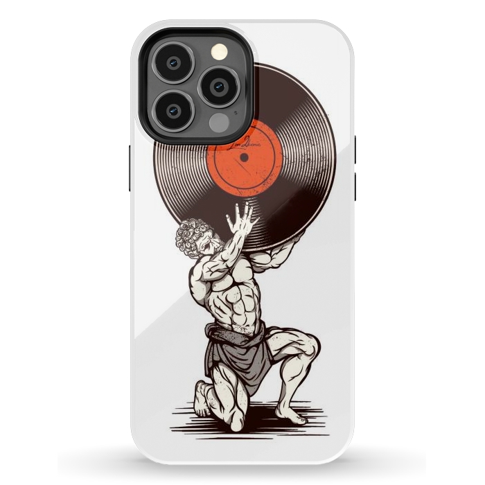 iPhone 13 Pro Max StrongFit Vinyl Atlas by LM2Kone