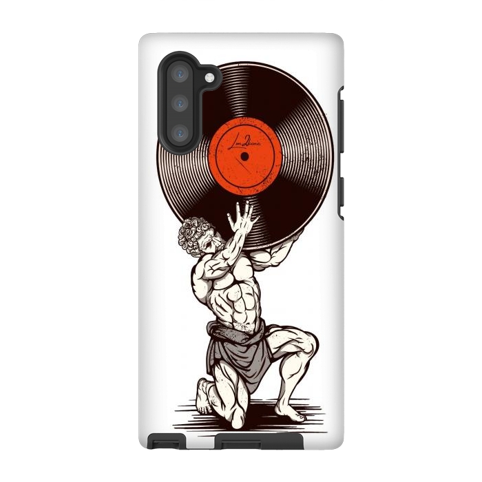 Galaxy Note 10 StrongFit Vinyl Atlas by LM2Kone