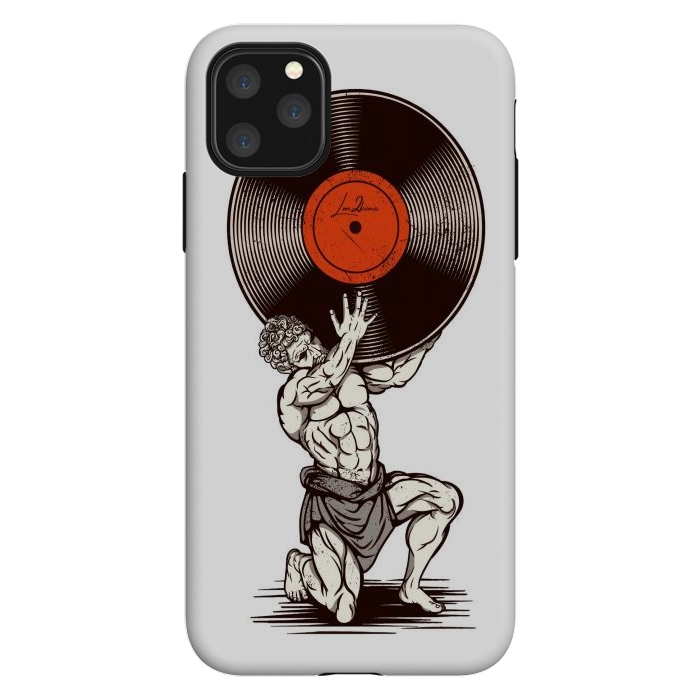 iPhone 11 Pro Max StrongFit Vinyl Atlas by LM2Kone