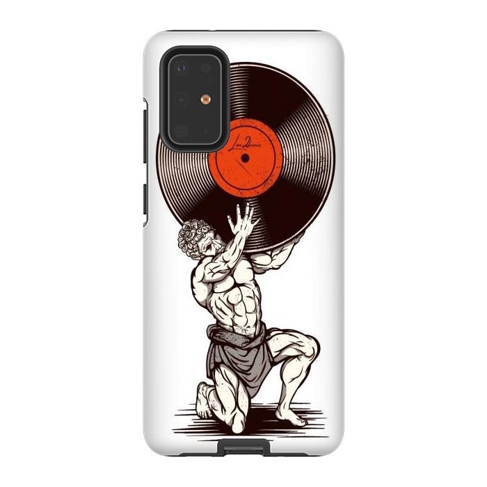 Galaxy S20 Plus StrongFit Vinyl Atlas by LM2Kone