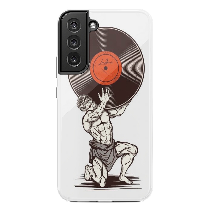 Galaxy S22 plus StrongFit Vinyl Atlas by LM2Kone