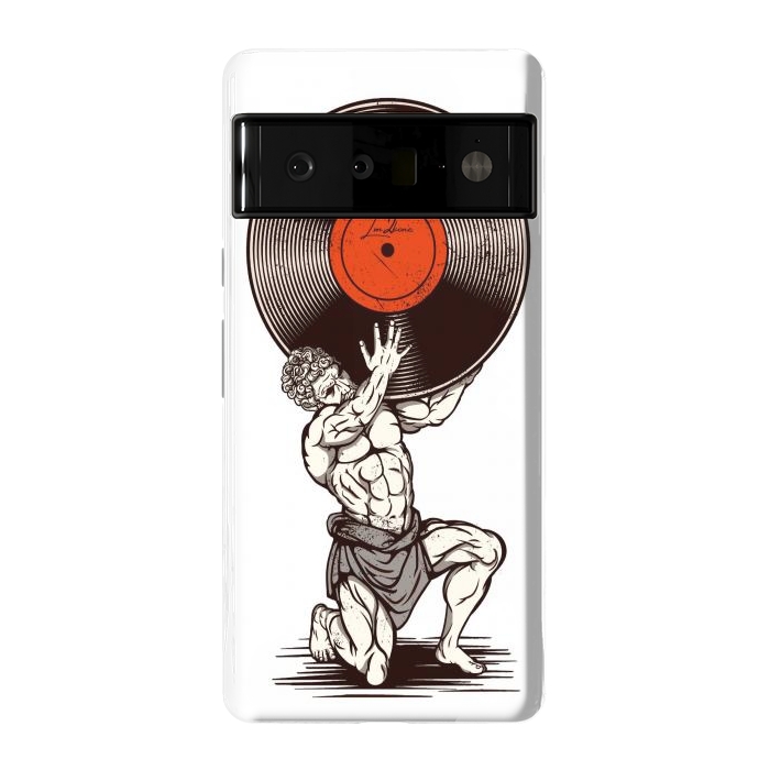 Pixel 6 Pro StrongFit Vinyl Atlas by LM2Kone