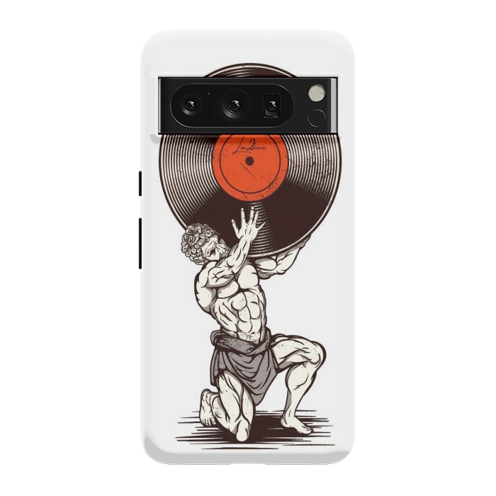 Pixel 8 Pro StrongFit Vinyl Atlas by LM2Kone