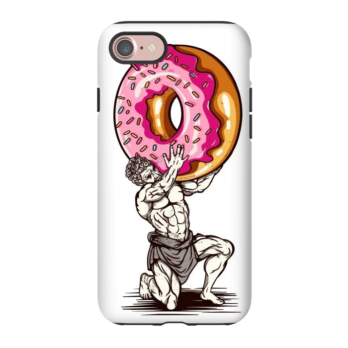 iPhone 7 StrongFit Donut Atlas by LM2Kone