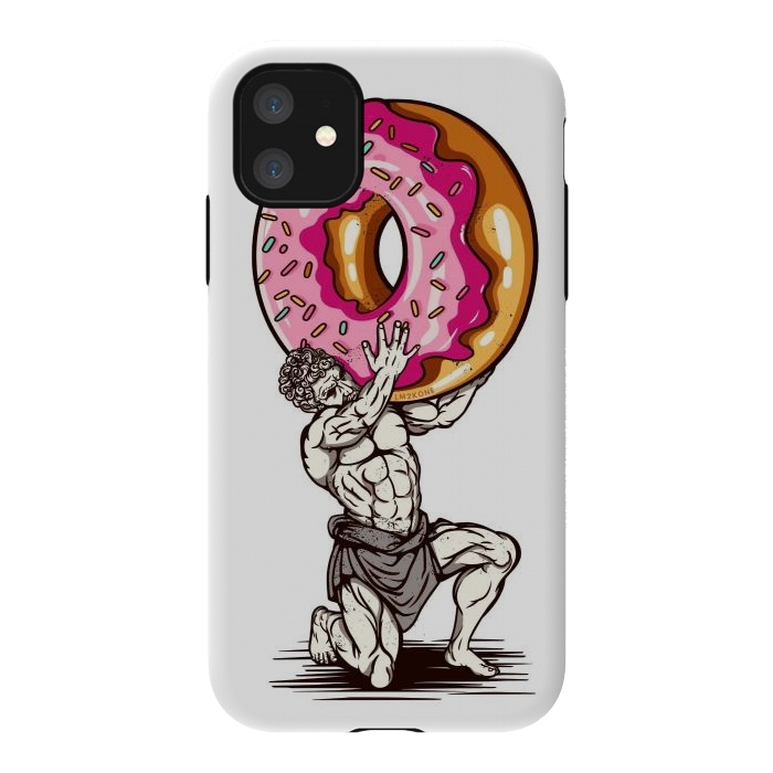 iPhone 11 StrongFit Donut Atlas by LM2Kone