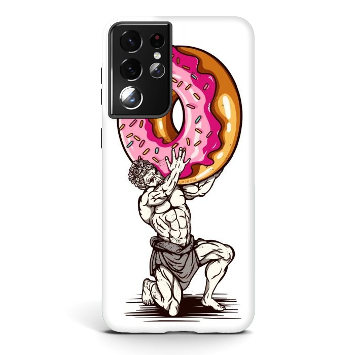 Galaxy S21 ultra StrongFit Donut Atlas by LM2Kone