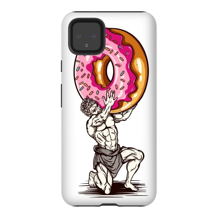 Pixel 4XL StrongFit Donut Atlas by LM2Kone