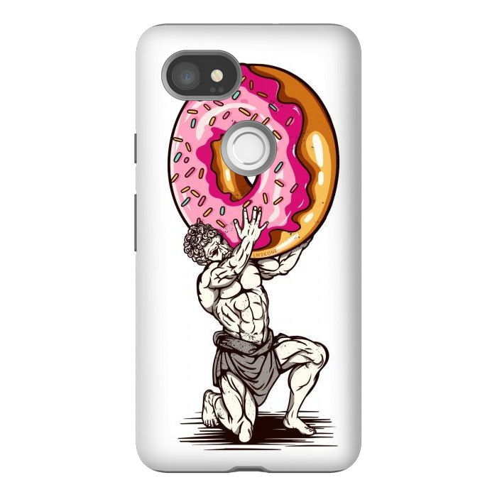 Pixel 2XL StrongFit Donut Atlas by LM2Kone