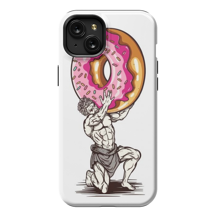 iPhone 15 Plus StrongFit Donut Atlas by LM2Kone