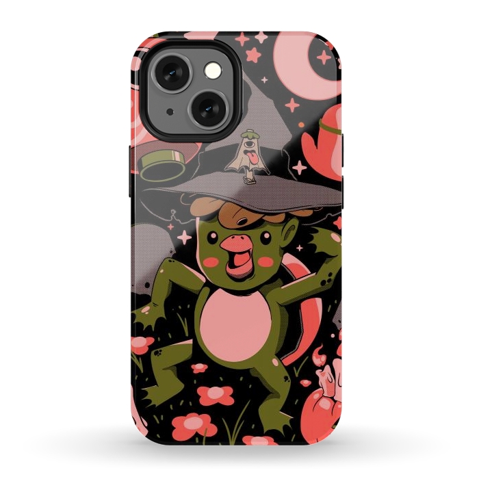 iPhone 12 mini StrongFit Halloween Kappa Party by Ilustrata
