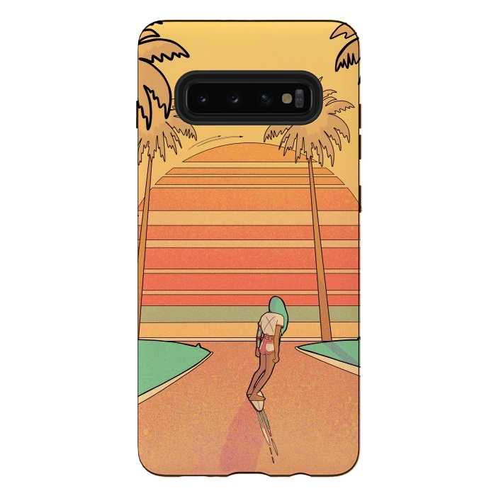 Galaxy S10 plus StrongFit Miami beach by Steve Wade (Swade)