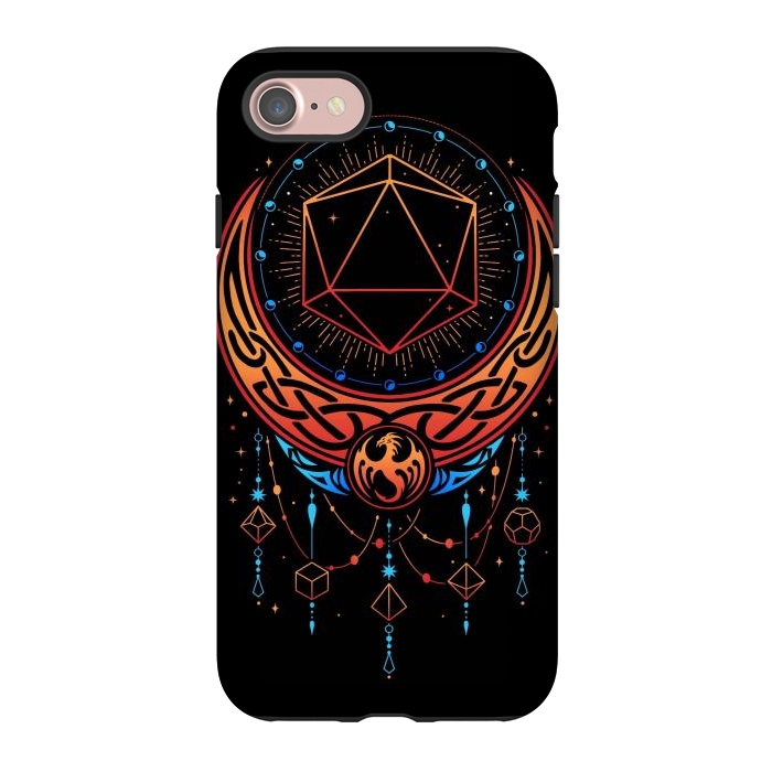 iPhone 7 StrongFit Occult Moon Dice by LM2Kone