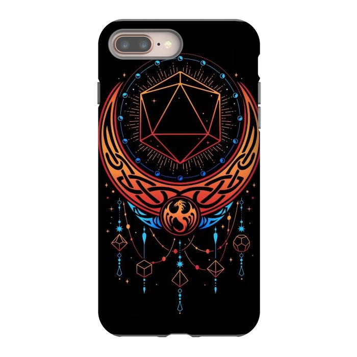 iPhone 7 plus StrongFit Occult Moon Dice by LM2Kone