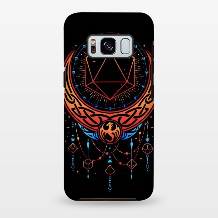 Galaxy S8 plus StrongFit Occult Moon Dice by LM2Kone