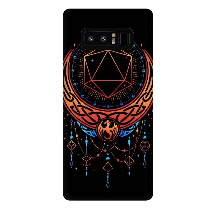 Galaxy Note 8 StrongFit Occult Moon Dice by LM2Kone