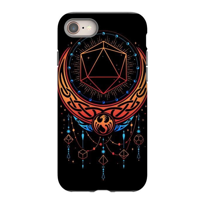 iPhone 8 StrongFit Occult Moon Dice by LM2Kone