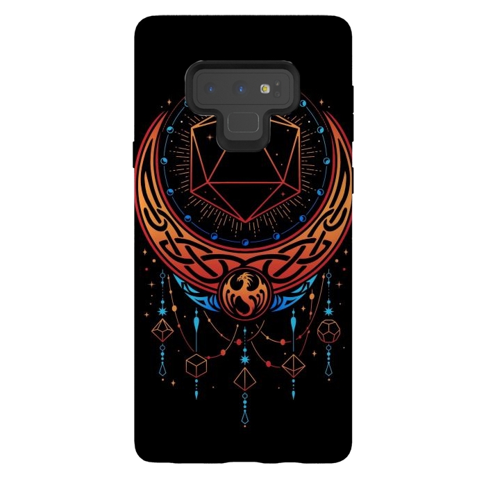 Galaxy Note 9 StrongFit Occult Moon Dice by LM2Kone