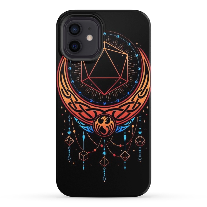 iPhone 12 StrongFit Occult Moon Dice by LM2Kone