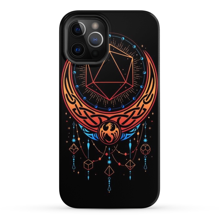 iPhone 12 Pro Max StrongFit Occult Moon Dice by LM2Kone