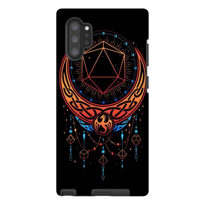 Galaxy Note 10 plus StrongFit Occult Moon Dice by LM2Kone