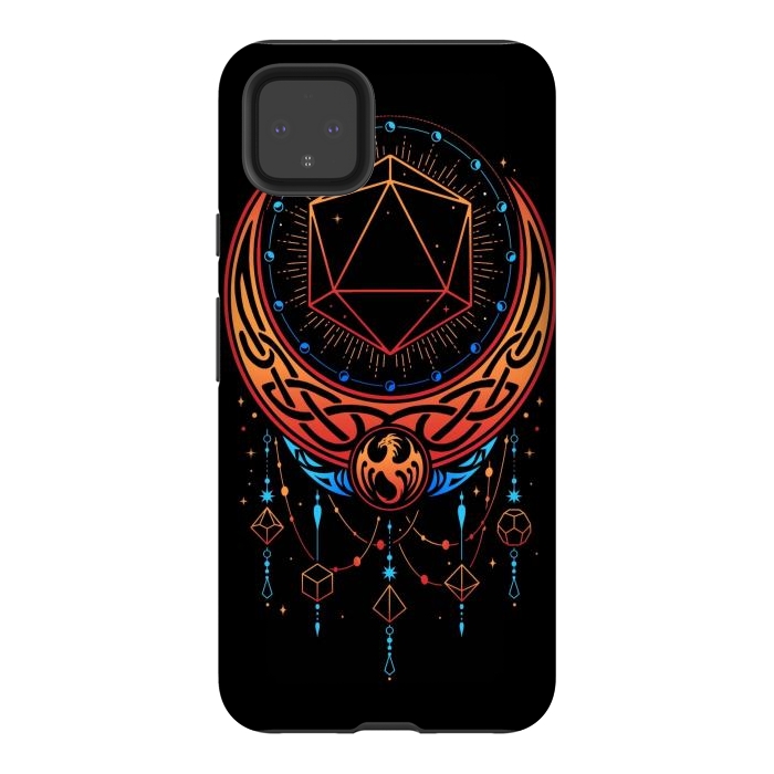 Pixel 4XL StrongFit Occult Moon Dice by LM2Kone